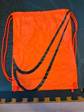 Nike Racing Drawstring Gym Bag Bright Crimson Orange Alphafly
